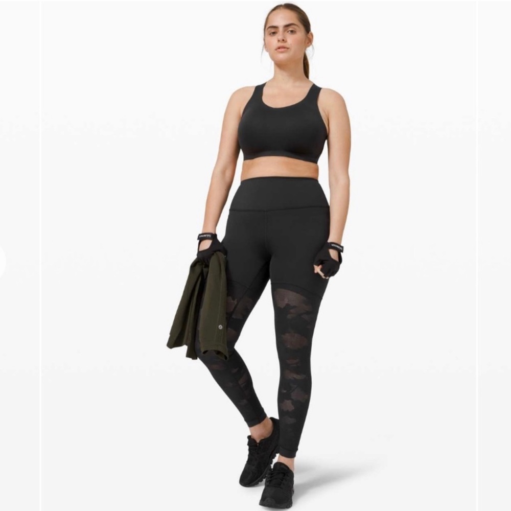 Lululemon Black Sheer Will High-Rise Tight 28"